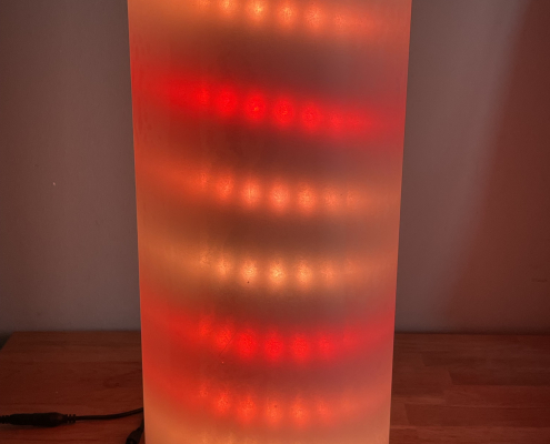 LED Tischleuchte Mandala Rund 40×20cm RGB-Licht für Ruhe & Atmosphäre